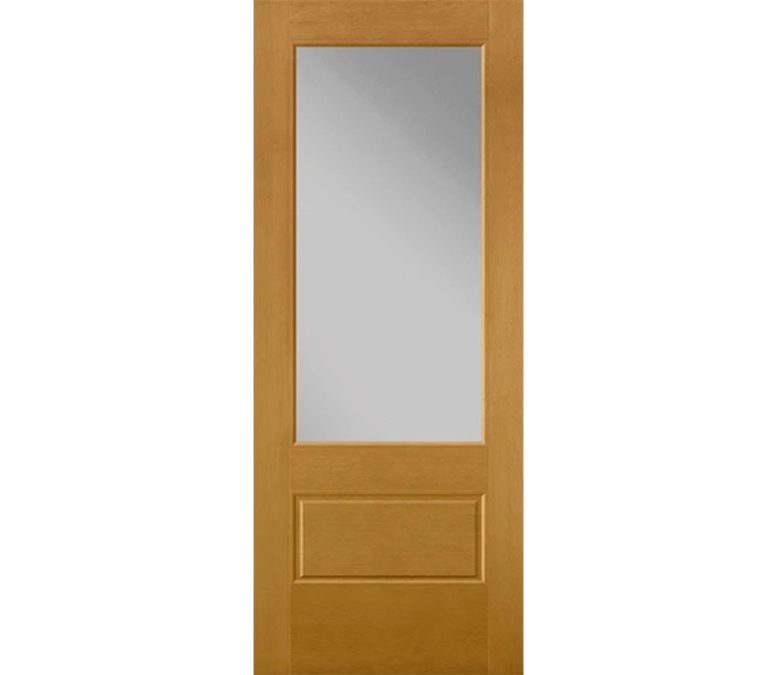 Bozeman 3 Quaters Light Fiberglass Entry Door