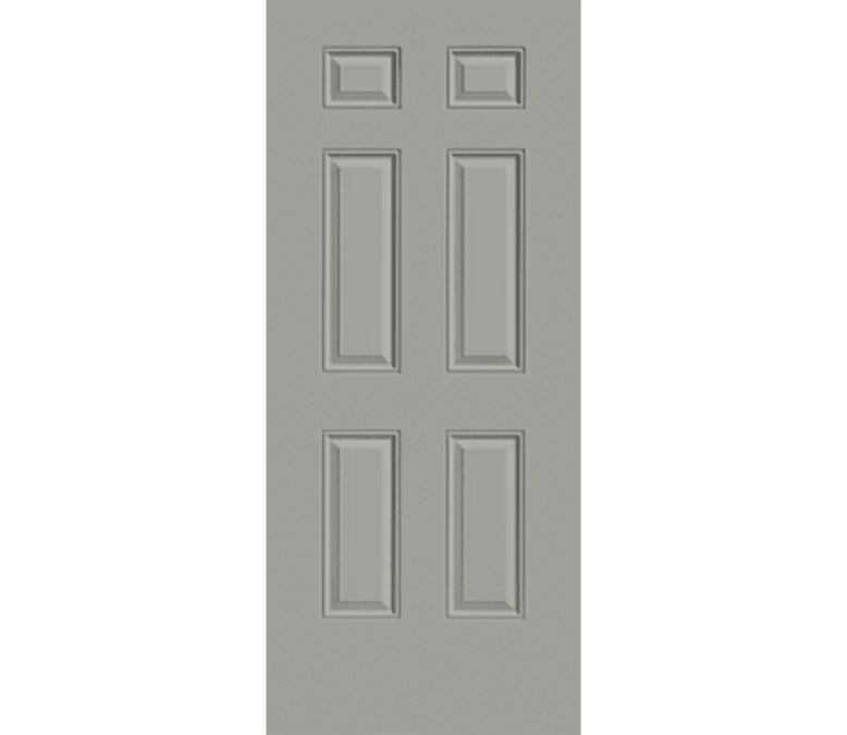 Bozeman 6 Panel Steel Entry Door