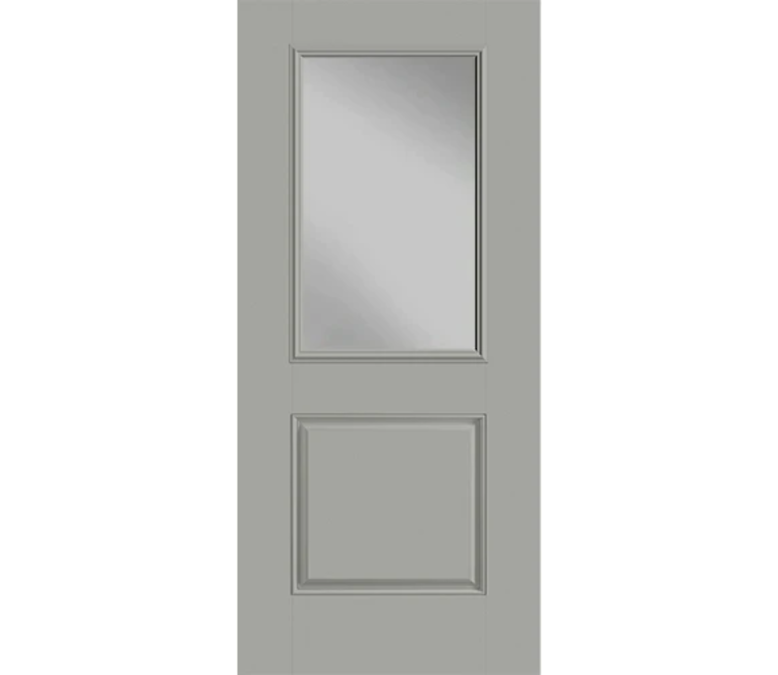 Bozeman Half Light 1 Panel Fiberglass Entry Door