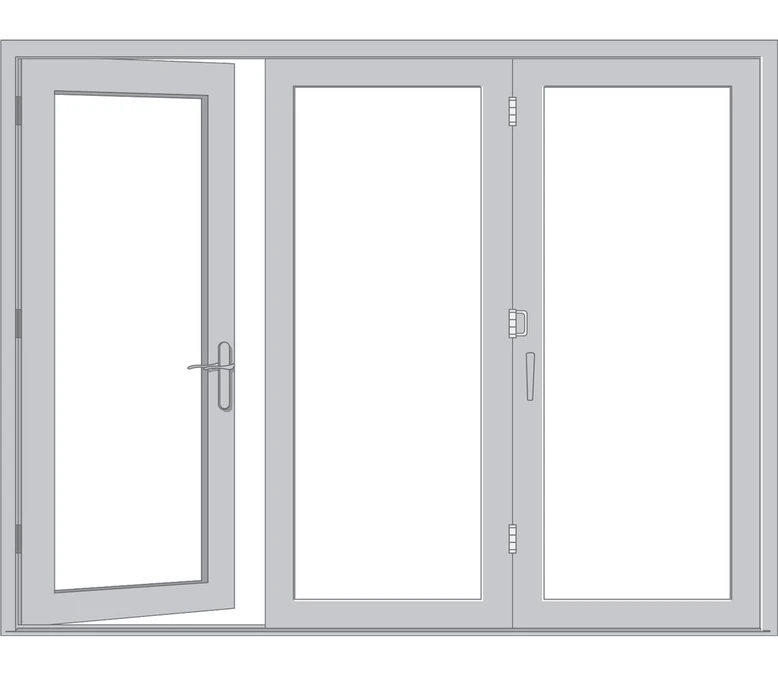 Bozeman Pella Architect Reserve Series Contemporary Bifold Patio Door