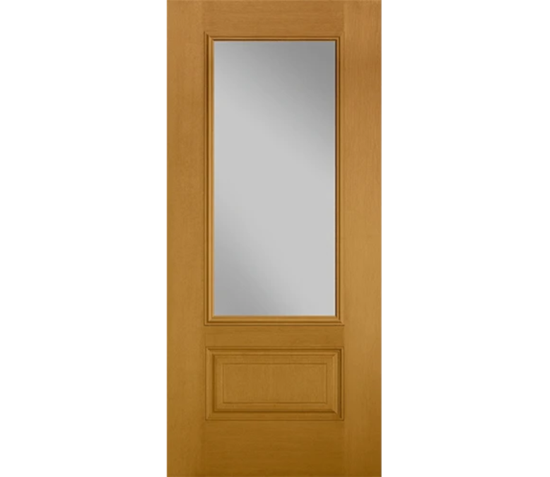 Bozeman Three Quaters light Fiberglass Entry Door